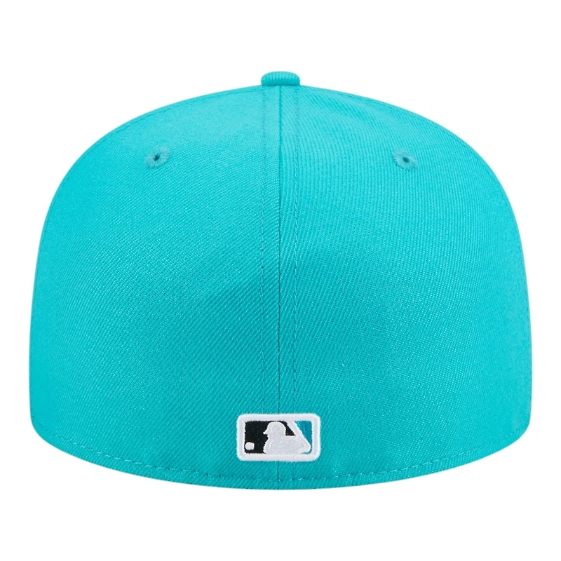 Florida Marlins Teal Baseball Hall of Fame New Era 59FIFTY Fitted Hat