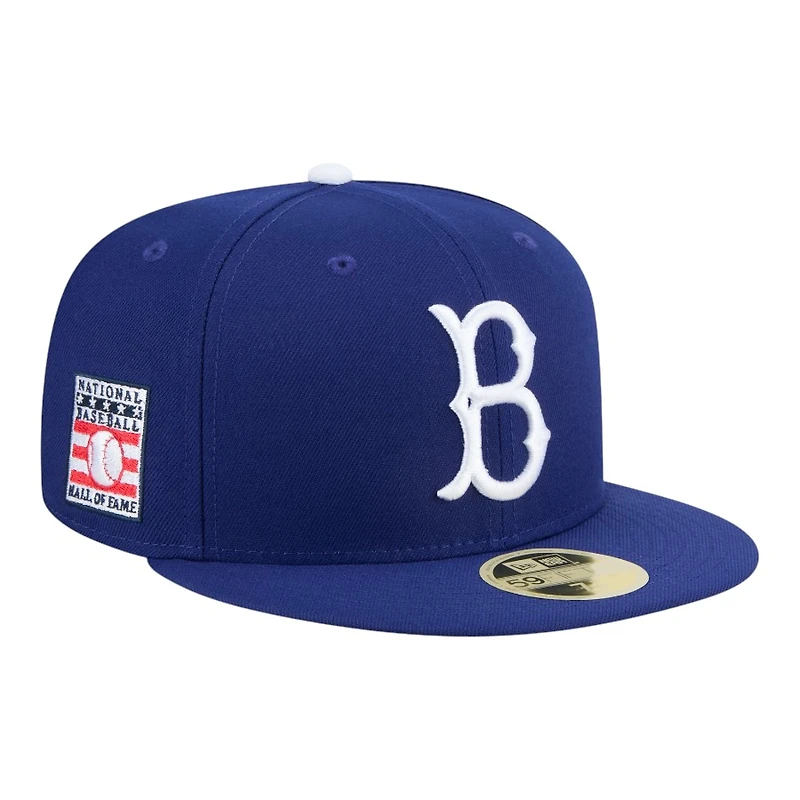 Brooklyn Dodgers Royal Blue Baseball Hall of Fame New Era 59FIFTY Fitted Hat