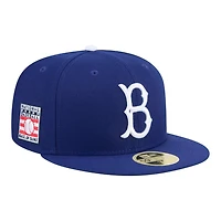 Brooklyn Dodgers Royal Blue Baseball Hall of Fame New Era 59FIFTY Fitted Hat