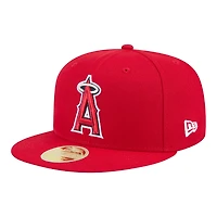 Los Angeles Angels Red Baseball Hall of Fame New Era 59FIFTY Fitted Hat