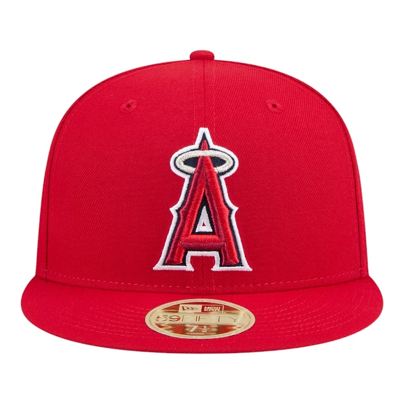 Los Angeles Angels Red Baseball Hall of Fame New Era 59FIFTY Fitted Hat