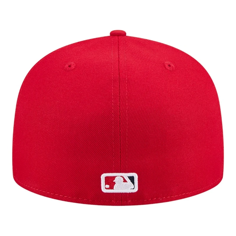 Los Angeles Angels Red Baseball Hall of Fame New Era 59FIFTY Fitted Hat