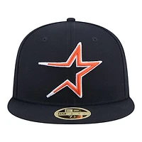 Houston Astros Navy Baseball Hall of Fame New Era 59FIFTY Fitted Hat