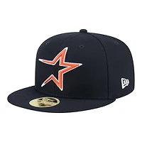 Houston Astros Navy Baseball Hall of Fame New Era 59FIFTY Fitted Hat