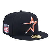 Houston Astros Navy Baseball Hall of Fame New Era 59FIFTY Fitted Hat