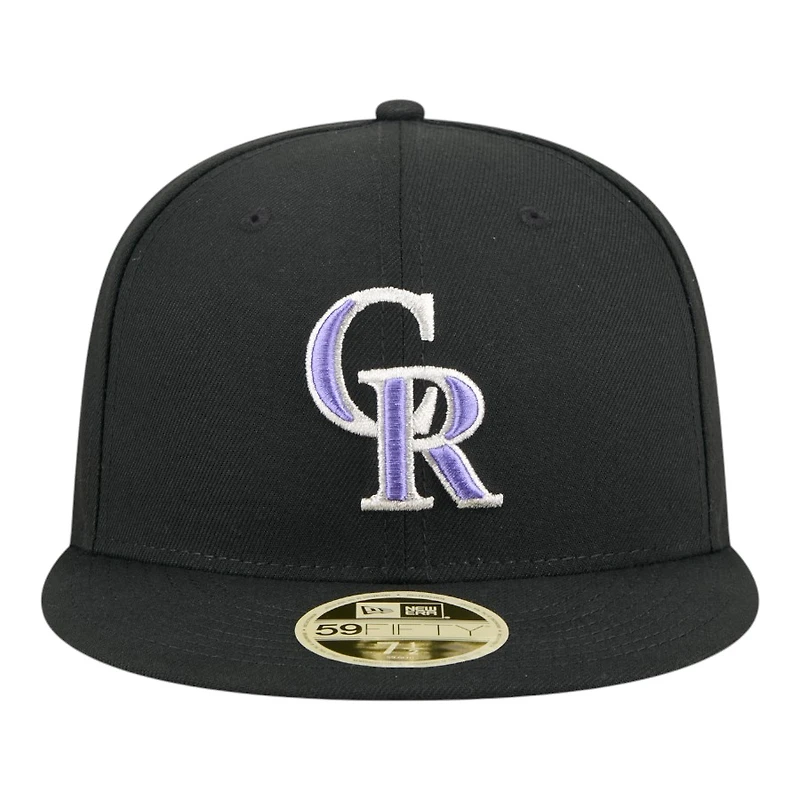 Colorado Rockies Black Baseball Hall of Fame New Era 59FIFTY Fitted Hat