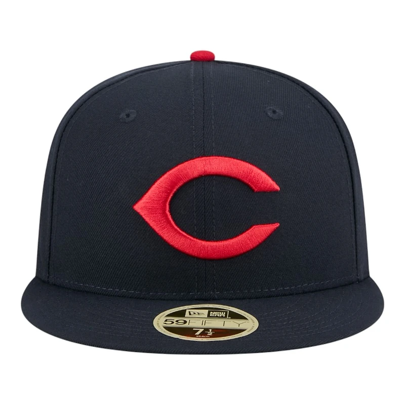 Cleveland Guardians Navy Baseball Hall of Fame New Era 59FIFTY Fitted Hat