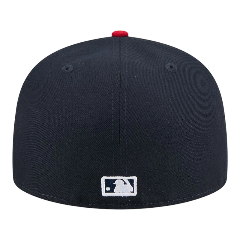 Cleveland Guardians Navy Baseball Hall of Fame New Era 59FIFTY Fitted Hat