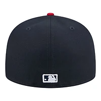 Cleveland Guardians Navy Baseball Hall of Fame New Era 59FIFTY Fitted Hat