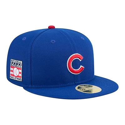 Chicago Cubs Royal Blue Baseball Hall of Fame New Era 59FIFTY Fitted Hat