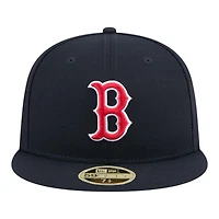 Boston Red Sox Navy Baseball Hall of Fame New Era 59FIFTY Fitted Hat