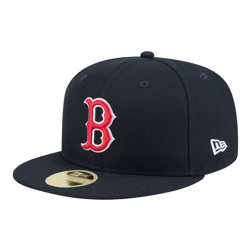 Boston Red Sox Navy Baseball Hall of Fame New Era 59FIFTY Fitted Hat