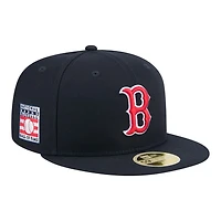Boston Red Sox Navy Baseball Hall of Fame New Era 59FIFTY Fitted Hat