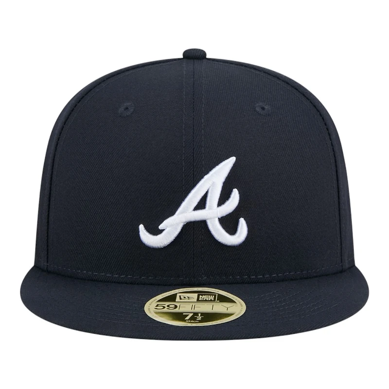 Atlanta Braves Navy Baseball Hall of Fame New Era 59FIFTY Fitted Hat
