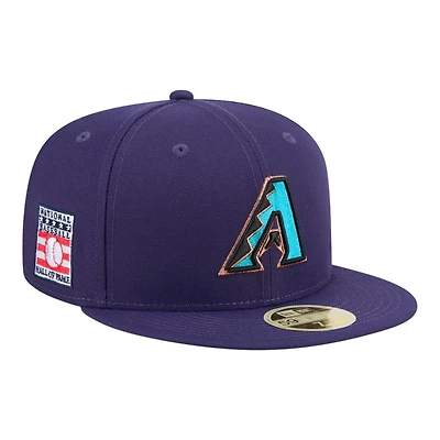 Arizona Diamondbacks Purple Baseball Hall of Fame New Era 59FIFTY Fitted Hat