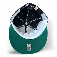 San Jose Sharks Black and Gray Bridge Patch Green UV New Era 59FIFTY Fitted Hat