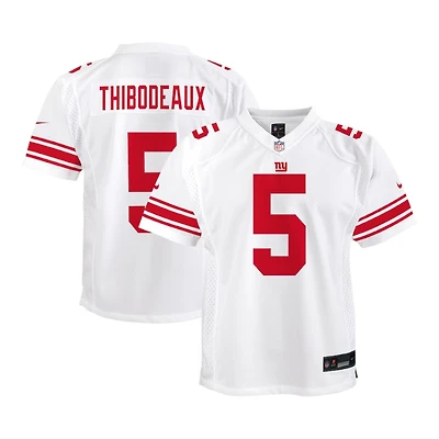 Youth New York Giants Kayvon Thibodeaux White Nike Game Jersey