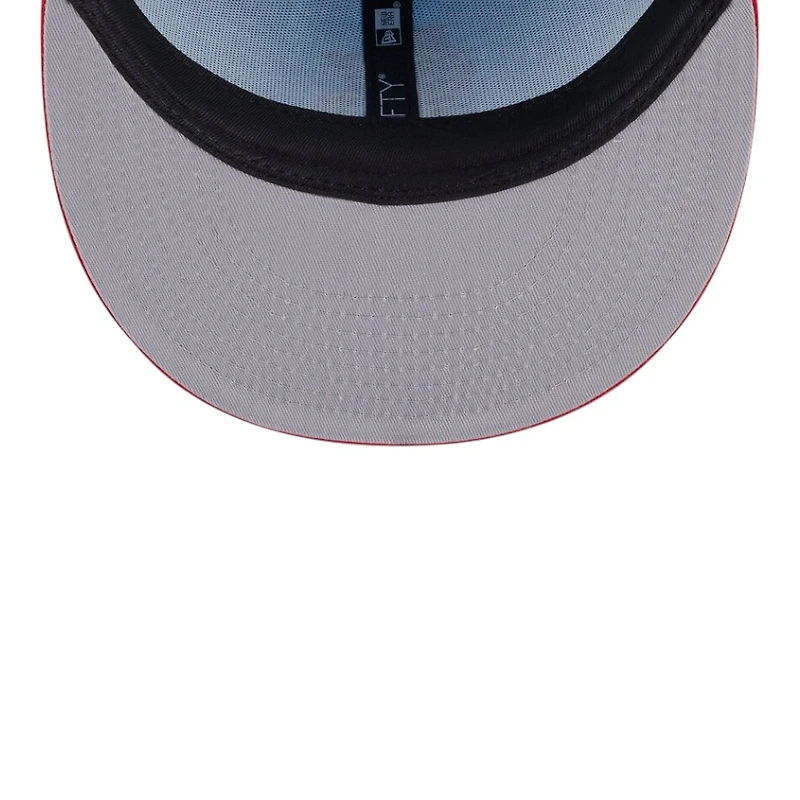 St. Louis Cardinals Light Blue and Red 2025 Fourth of July USA New Era 9FIFTY Snapback Hat