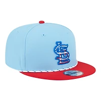St. Louis Cardinals Light Blue and Red 2025 Fourth of July USA New Era 9FIFTY Snapback Hat