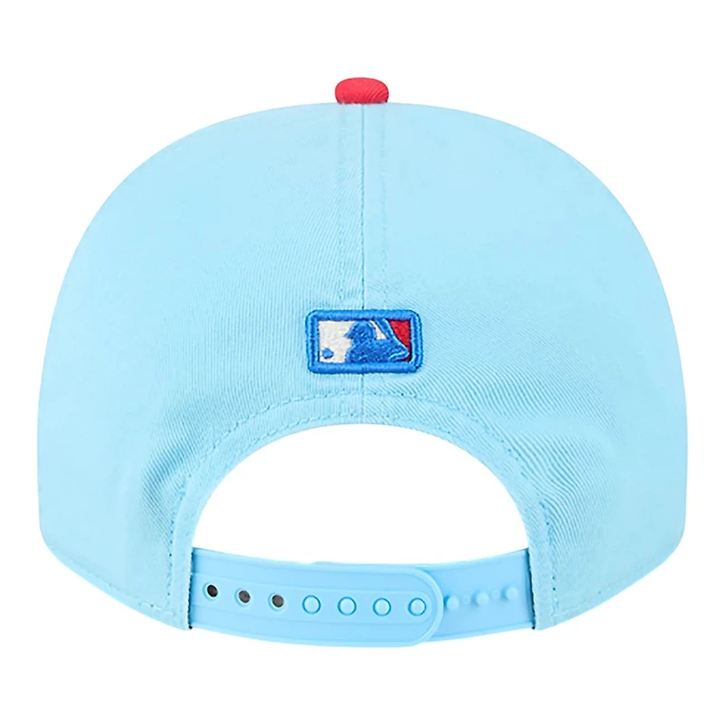 St. Louis Cardinals Light Blue and Red 2025 Fourth of July USA New Era Golfer Snapback Hat