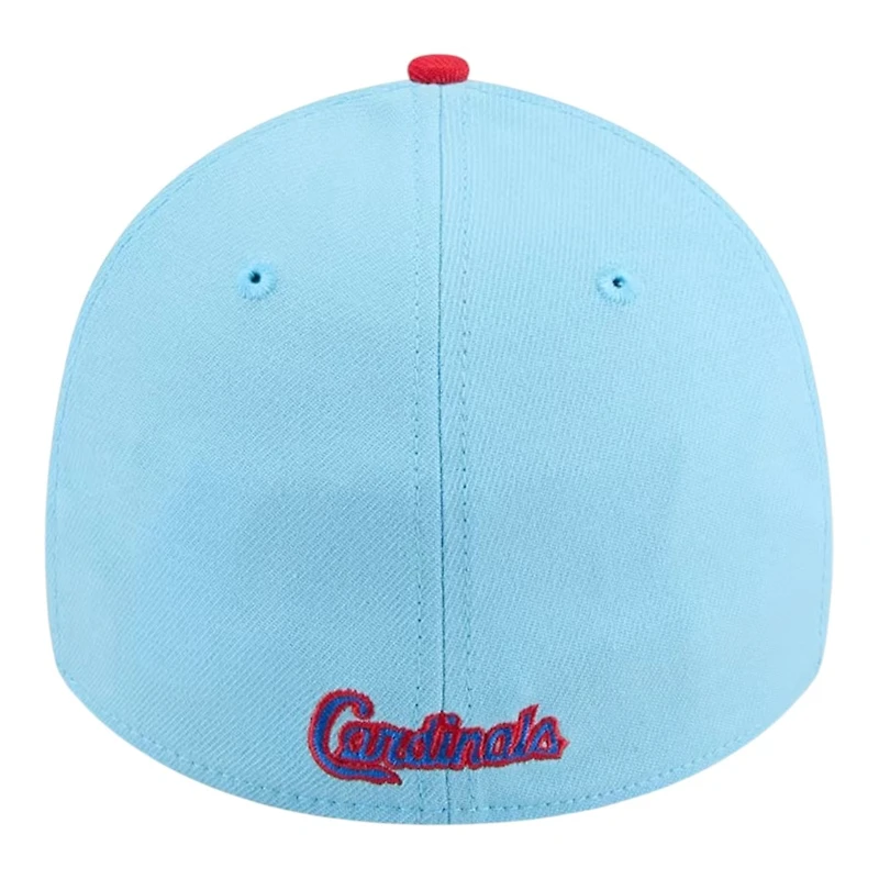 St. Louis Cardinals Light Blue and Red 2025 Fourth of July USA New Era 39THRITY Stretch Fit Flex Hat