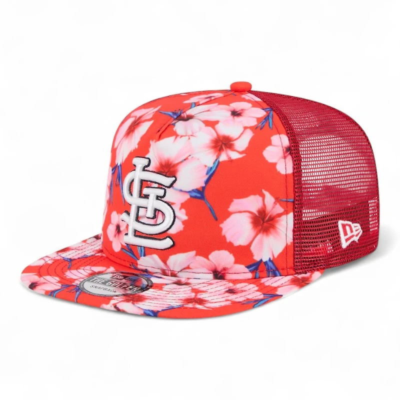 St. Louis Cardinals Red Adventure Pattern Golfer Hat New Era Snapback