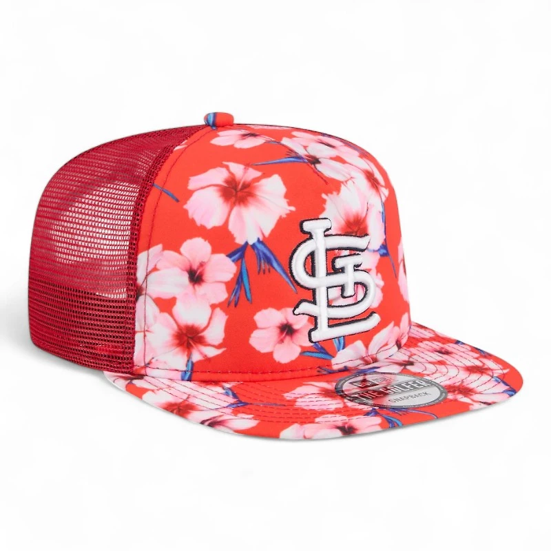 St. Louis Cardinals Red Adventure Pattern Golfer Hat New Era Snapback