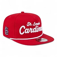 St. Louis Cardinals Red Team Text Golfer Hat New Era Snapback
