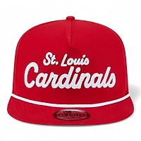 St. Louis Cardinals Red Team Text Golfer Hat New Era Snapback