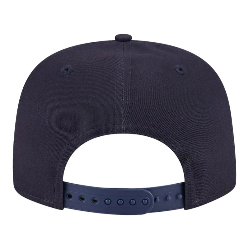 Atlanta Braves Navy Team Text Golfer Hat New Era Snapback