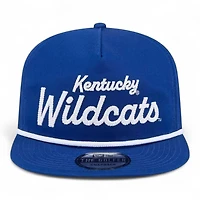 Kentucky Wildcats Royal Blue Team Text Golfer Hat New Era Snapback