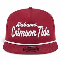 Alabama Crimson Tide Crimson Team Text Golfer Hat New Era Snapback