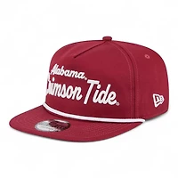 Alabama Crimson Tide Crimson Team Text Golfer Hat New Era Snapback