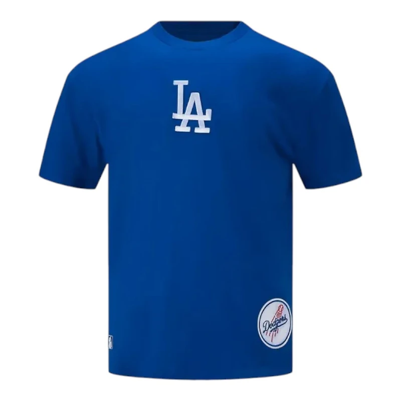 Los Angeles Dodgers Royal Blue with Mexico Colors Wingspan Pro Standard Drop Shoulder T-Shirt