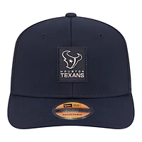 Houston Texans Navy 2025 NFL Sideline New Era 9SEVENTY Trucker Adjustable Snapback Hat