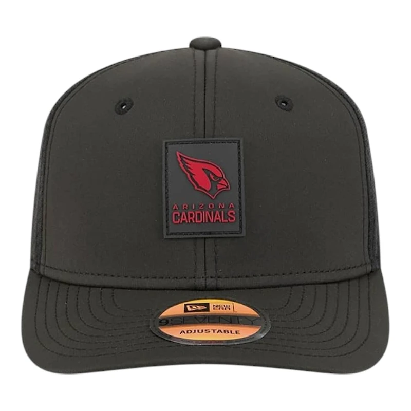 Arizona Cardinals Black Sideline New Era 9SEVENTY Trucker Adjustable Snapback Hat