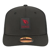 Arizona Cardinals Black Sideline New Era 9SEVENTY Trucker Adjustable Snapback Hat