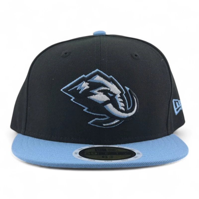 Youth Utah Mammoth Mountain Blue Primary Logo New Era 59FIFTY Fitted Hat