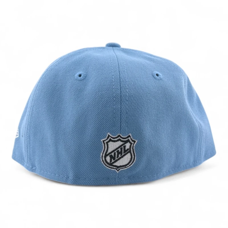 Youth Utah Mammoth Mountain Blue Primary Logo New Era 59FIFTY Fitted Hat