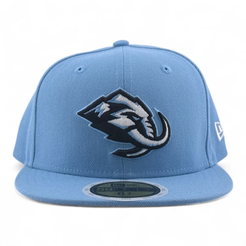 Youth Utah Mammoth Mountain Blue Primary Logo New Era 59FIFTY Fitted Hat