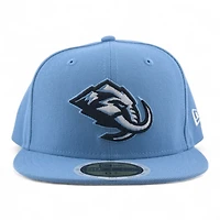 Youth Utah Mammoth Mountain Blue Primary Logo New Era 59FIFTY Fitted Hat
