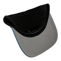 Utah Mammoth Black and Mountain Blue "U" Tusk Logo New Era 9SEVENTY Stretch-Snap Hat