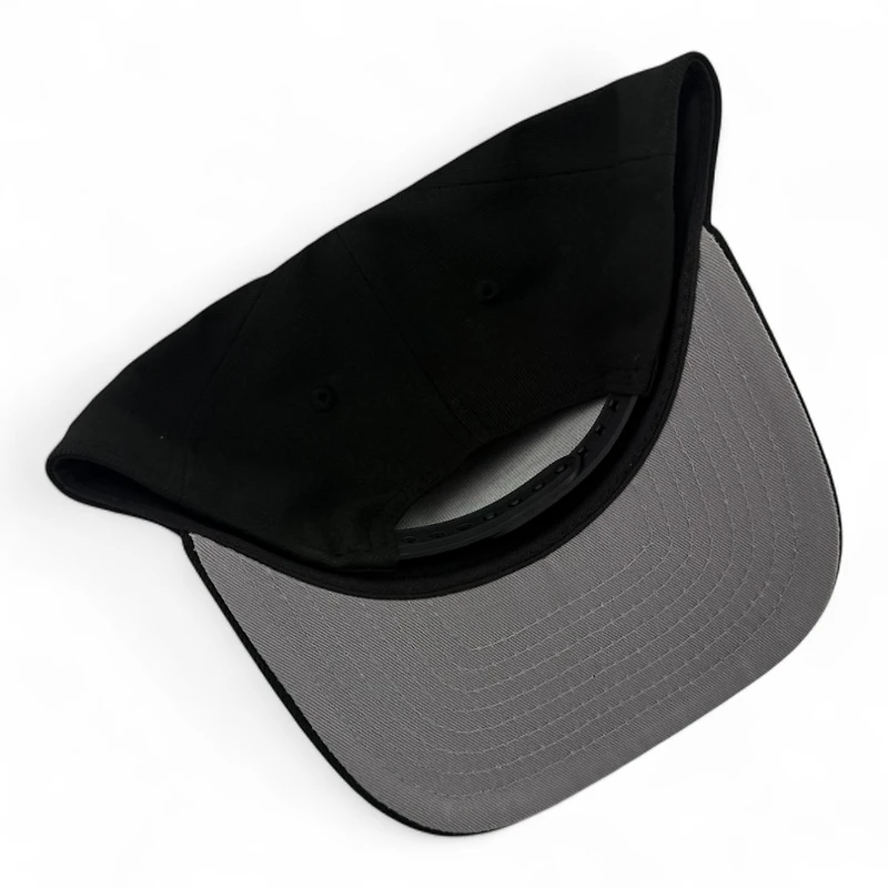 Utah Mammoth Black Primary Logo NHL Patch Grey UV New Era 9FIFTY A-Frame Snapback Hat