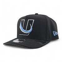 Utah Mammoth Black "U" Tusk Logo Mammoth Patch Grey UV New Era 9FIFTY A-Frame Snapback Hat