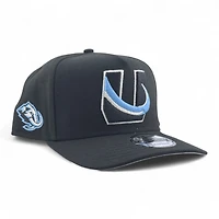 Utah Mammoth Black "U" Tusk Logo Mammoth Patch Grey UV New Era 9FIFTY A-Frame Snapback Hat