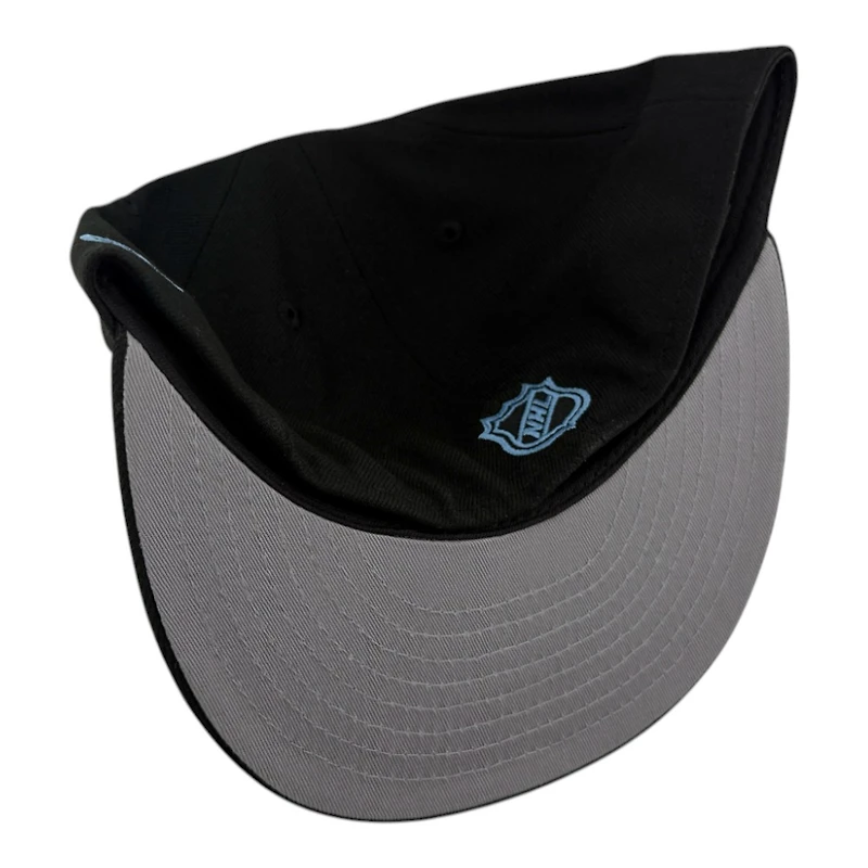 Utah Mammoth Black "U" Tusk Logo Patch Grey UV New Era 59FIFTY Fitted Hat