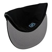 Utah Mammoth Black "U" Tusk Logo Patch Grey UV New Era 59FIFTY Fitted Hat