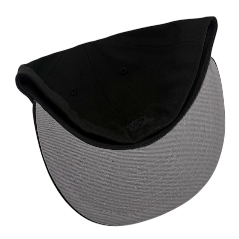 Utah Mammoth Black on Primary Logo Grey UV New Era 59FIFTY Fitted Hat