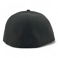 Utah Mammoth Black on Primary Logo Grey UV New Era 59FIFTY Fitted Hat