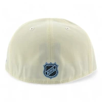 Utah Mammoth Chrome and Black Primary Logo Green UV New Era 59FIFTY Fitted Hat